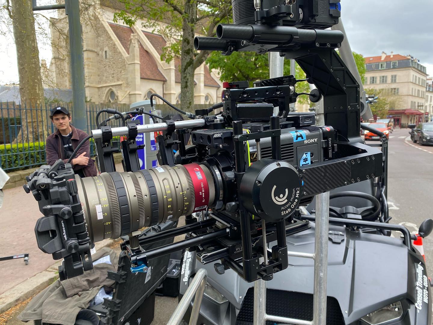 Galerie des configs Big set up of the day. @access_motion #stabonemark2 @conseil_travelling_cascade @leohinstin #sonyvenice2 #angenieuxez #abracam